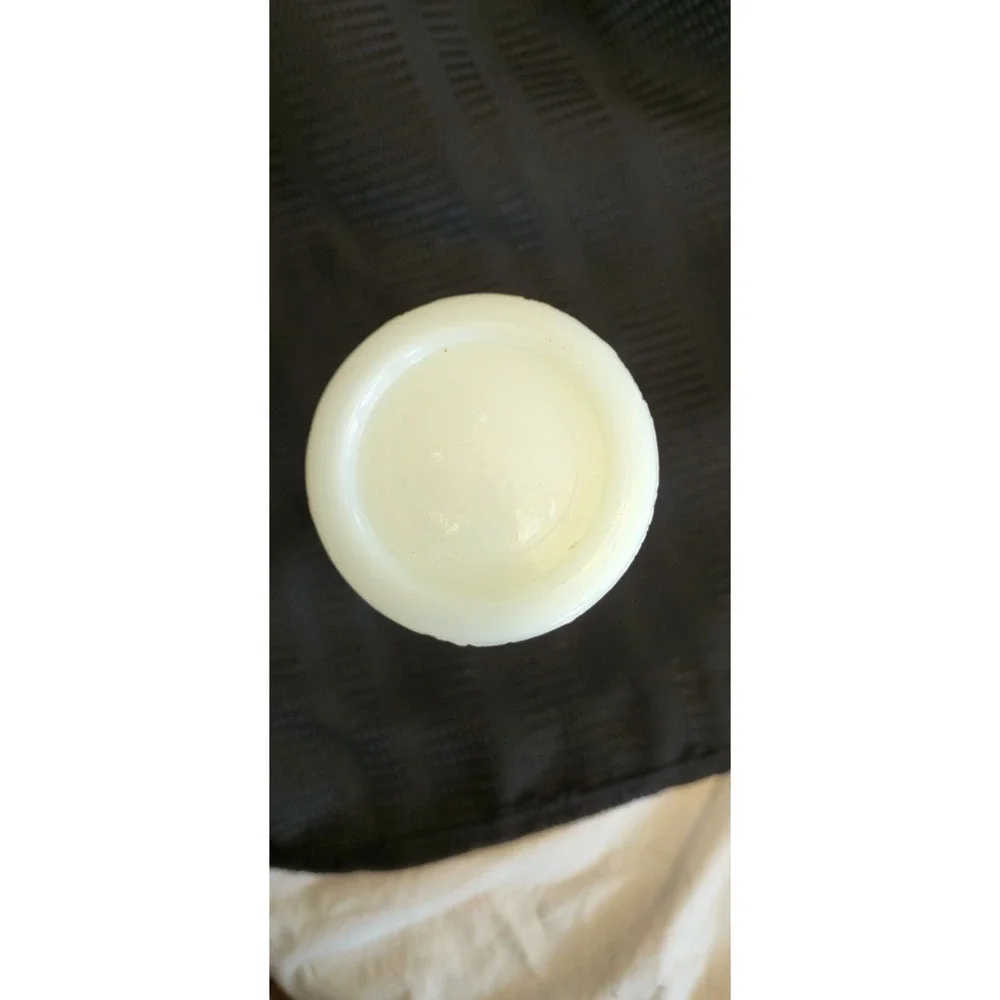 VINTAGE Milk White Glass Vase  7.5 